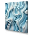 thumbnail image 2 of Designart "Focused Blue Op Art A Visual Journey I" Abstract Canvas Print, 2 of 5
