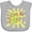 AC-Heather Grey, variant on Inktastic I Love My Pappy- Sun and Rainbow Letters Boys or Girls Baby Bib