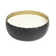 thumbnail image 4 of CosmoLiving by Cosmopolitan Black Metal Campfire Scented Wide Hammered 90 oz 4 Wick Candle with White Wax, 4 of 7
