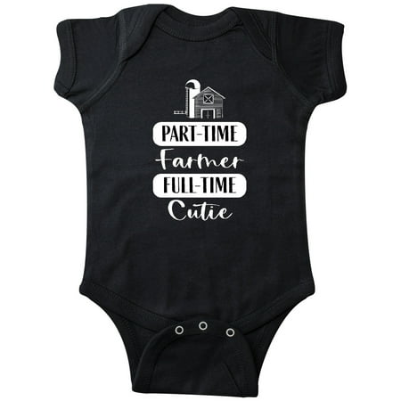 

Inktastic Baby Part Time Farmer Full Time Cutie Gift Baby Boy or Baby Girl Bodysuit
