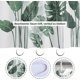 thumbnail image 5 of Mildew Resistant Shower Curtain 180 X 180 cm Green Leaves Turtle Leaf Shower Curtain Washable And Waterproof, 5 of 5