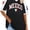 Black, variant on 2026 Mexico Soccer Shirts for Women, Mexico Letters Print T Shirt, Soccer Cup Mexican Graphic Tees Casual Vacation Short Sleeve Tops - Black-Medium
