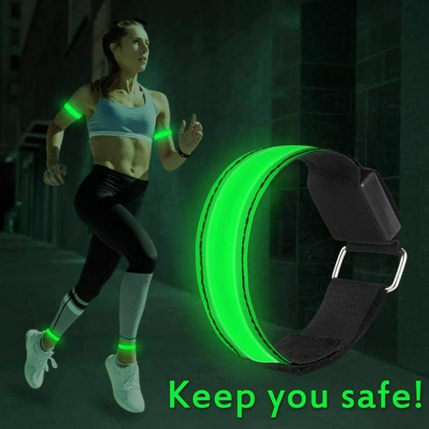 axGear LED Armband Reflective Running Gear Bracelet Glow LED Light Band 