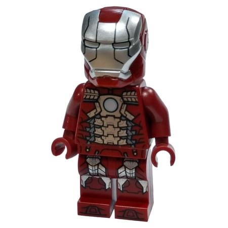 LEGO Marvel Avengers Endgame Iron Man Mark 5 Armor Minifigure [Trans-Clear Head] [No Packaging]