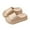 A-Khaki, variant on QHFBli Women's Platform Slides Sandals Ultra Comfort with Cushion Thick Sole