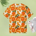 thumbnail image 4 of Orange Slice Pattern Women's T-Shirt Short Sleeve T Shirts Tops Tee Ladies Loose T, 4 of 6
