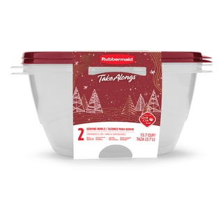 Rubbermaid Home 2086745 Bowl Container Covered 2 Pack 13 Cup