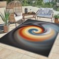 thumbnail image 2 of 3'x5' small carpet for bedroom long carpet bedroom area rug fuzzy area rug geometric area rug, 2 of 10