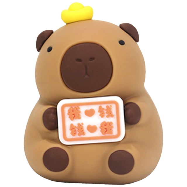 Figura Capibara Capybara Lovely Cartoon Anime COD Stock Acción Modelo Muñecas Fo (B)
