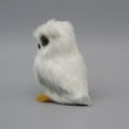 thumbnail image 7 of Simulation Owl with Black Eyes dan White Fake Plush Animal Home, 7 of 7