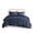 Navy, variant on Gracie Mills Eloise Clip Jacquard Comforter Set - Full/queen, Soft, Stylish Bedding for Adults