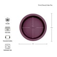 thumbnail image 3 of KitchenAid Aluminized Steel Nonstick 9-inch Round Cake Baking Pan, Beetroot Purple, 3 of 8
