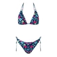 thumbnail image 3 of Traje de baño Gibobby Mujer Bandeau Bandage Bikini Set Push Up Ropa de playa, 3 of 4