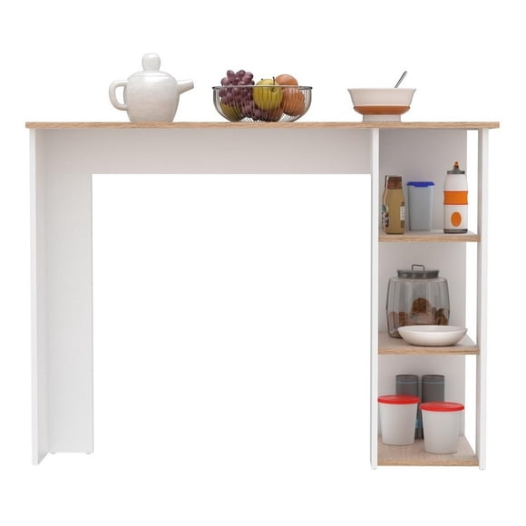 Barra De Cocina Maderkit Dan Rovere-Blanco