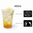 thumbnail image 3 of Clear Cups with Lid, Crystal Clear Disposable 14 oz Plastic Cups with Lids [50 Pcs] A, 3 of 12