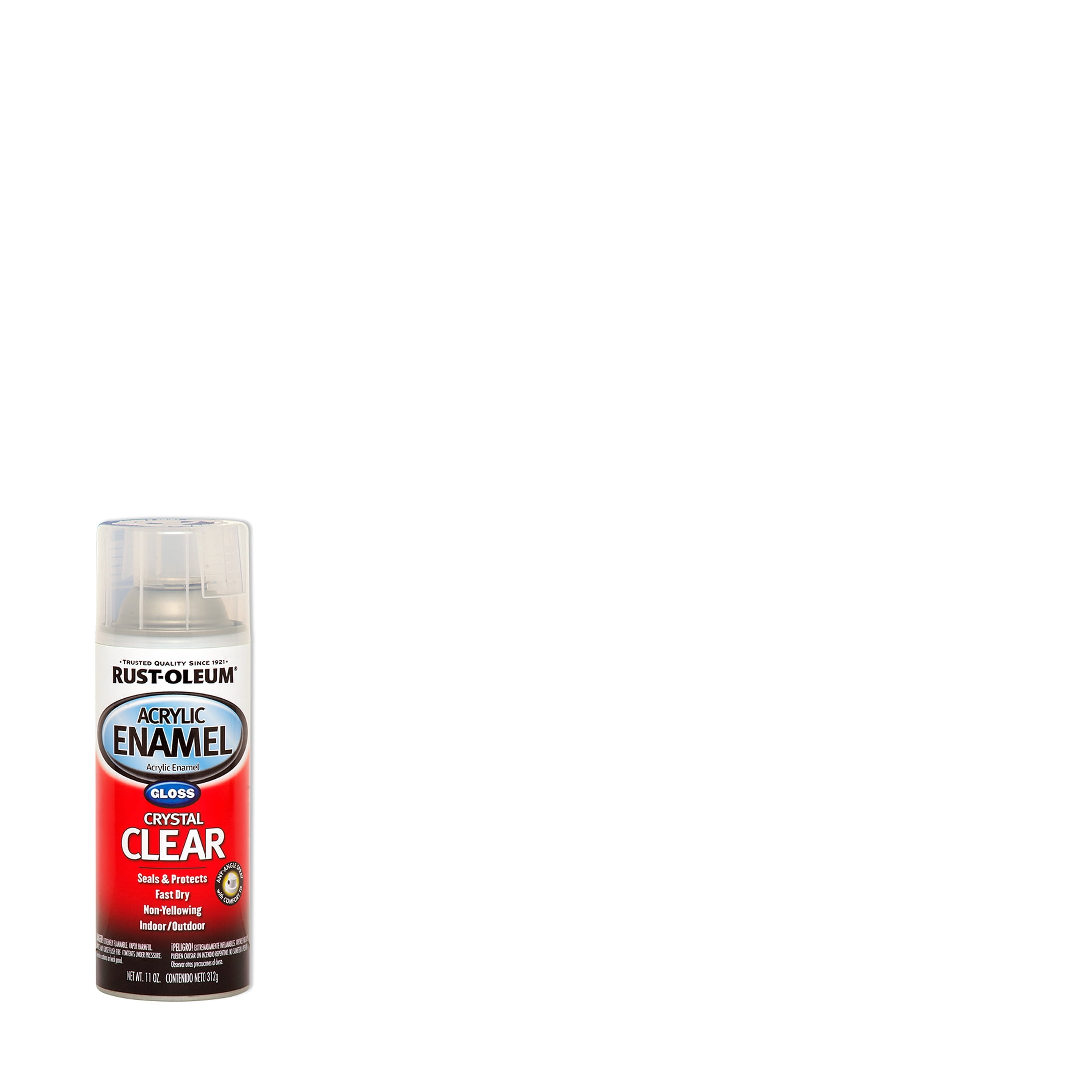 6 Pack, Clear, Rust-Oleum Automotive Acrylic Enamel Gloss Spray Paint-248644, 11 oz