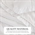 thumbnail image 2 of Solid Quilt Set - Lightweight, Soft, All-Season - 2-Piece Dot Stitch Ruffled Bedding Set (Twin / Twin XL, White), 2 of 6