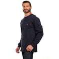 thumbnail image 3 of Bass Creek Outfitters Men's Flame Resistant Long Sleeve Henley Knit Top, Sizes M-2XL, 3 of 14