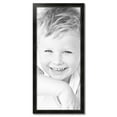 thumbnail image 2 of ArtToFrames 19" x 44" Honors Black with Silver Picture Frame, 19x44 inch Black Wood Poster Frame (WOM-5157), 2 of 7