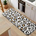 thumbnail image 5 of Black and Yellow Of Leopard Print Kitchen Rug Mat,Kitchen Runner Rugs Non Skid Washable,Decorative Kitchen Floor Mats for Kitchen,Sink,Laundry,17"x47.2", 5 of 7