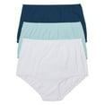 thumbnail image 4 of Vanity Fair Womens Perfectly Yours Cotton Brief 3-Pack Style-15320, 4 of 4