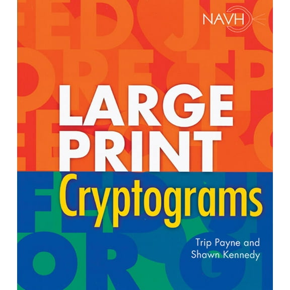 Large Print Cryptograms, (Spiral-Bound)