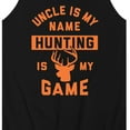 thumbnail image 3 of Instant Message - Uncle Is My Name Hunting Is My Game - Men's Jersey Tank, 3 of 6