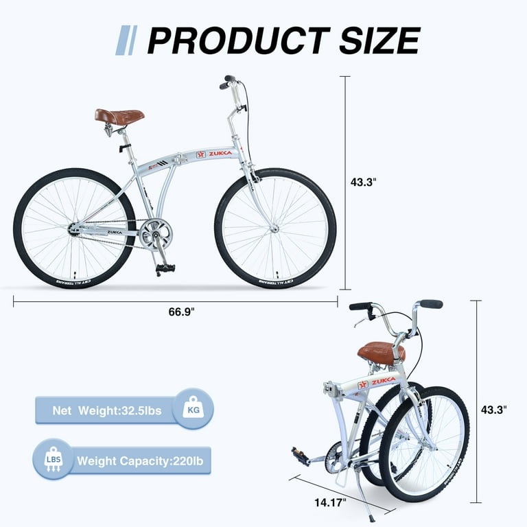 City bike size sale