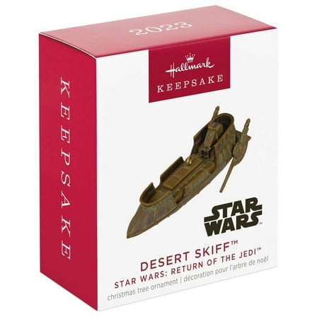 Hallmark 2023 Keepsake Star Wars Desert Skiff Christmas Ornament New with Box