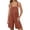 Orange, variant on Gpoecd Summer Short Strap Romper for Women Sleeveless Casual Jumpsuit with Adjustable Straps and Pockets for Outdoor Party Spring Jumpsuits for Women Light Gray,XXXXXL