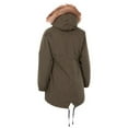 thumbnail image 3 of Trespass Womens Celebrity Insulated Longer Length Parka Jacket, 3 of 5