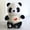 panda stuffed animal, variant on Valentine's Day Cute Stuffed Animal Plush Doll Toy Gift For Kids, Pp Cotton Filling Soft Comfortable, Perfect Companion For Children And Pets