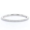 thumbnail image 1 of JeenMata Anillo de Bodas de Media Eternidad con Diamantes de 0,15 Uds - Anillo de Matrimonio - Anillo de Oro - Oro Blanco de 10 K, 1 of 6
