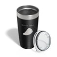 thumbnail image 4 of Silver Lake Map Tumbler Travel Mug Insulated Laser Engraved Coffee Cup Michigan 20 oz Black, 4 of 5