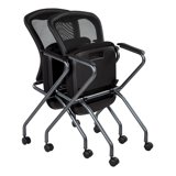 Office Star Products Deluxe ProGridÂ® Back Folding Chair - Walmart.com