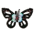 thumbnail image 2 of Apliques de mariposa de cristal Clip Ropa Bolsas Embellecimiento Artesanía Negro, 2 of 8