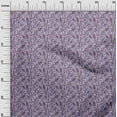thumbnail image 3 of oneOone Cotton Jersey Purple Fabric Floral Retro Fabric For Sewing Printed Craft Fabric By The Yard 58 Inch Wide, 3 of 5