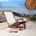 thumbnail image 2 of Teak Everyday Chair with Batyline Fabric - Open Size: 15" W x 27" H x 25" D, 2 of 5