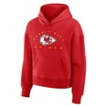 thumbnail image 4 of Women's Fanatics Red Kansas City Chiefs Eligible Receiver Legacy Pullover Hoodie, 4 of 5