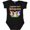AB-Black, variant on Guinea Pig Whisperer Boys or Girls Baby Bodysuit