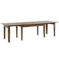 thumbnail image 3 of Extendable Dining Table Set - 12 Seater Rectangular Table with Chairs - Amish Brown Finish, 3 of 8
