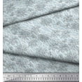 thumbnail image 3 of Soimoi Blue Rayon Fabric Black Sketch Floral Fabric Prints By Yard 42 Inch Wide, 3 of 3