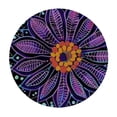 thumbnail image 4 of Orinice Flower Circles Dots Round Table Cover Stain Resistant Washable Indoor Outdoor Tablecloth Kitchen Dining Wedding Parties Waterproof 100% Polyester Fiber 46-50, 4 of 8