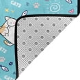 thumbnail image 4 of DouZhe Kawaii Cute Cats Cartoon Animals Rugs Doormat, Non-Slip Machine Washable Carpets Floor Door Mat , 36" x 24", 4 of 7