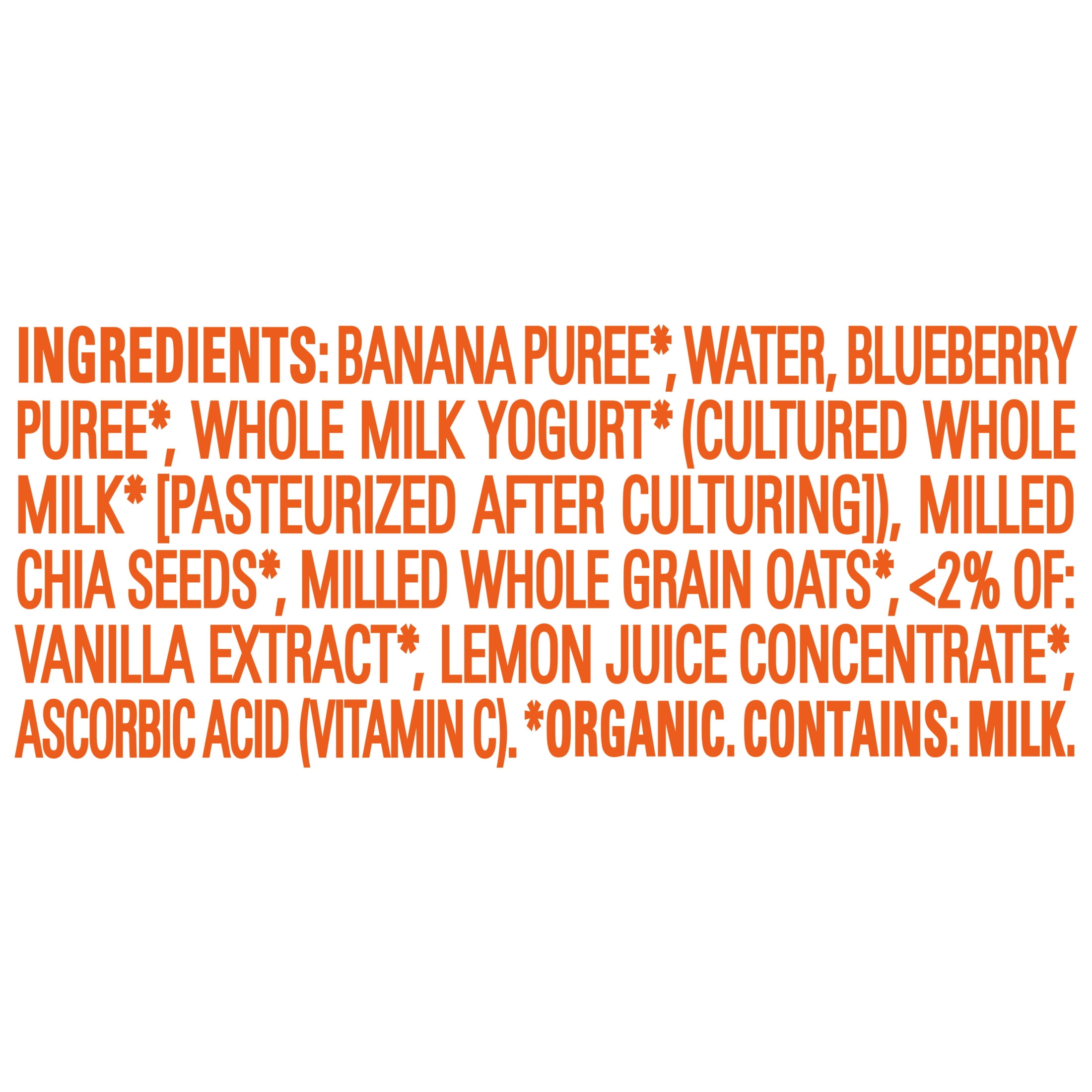 (12 pack) Happy Tot Organics Super Morning Stage 4, Bananas Blueberries Yogurt & Oats, Organic Tot Food, 4 oz. Pouch
