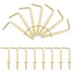thumbnail image 2 of Right Angle L-Shaped Screw Hook 100Pcs Versatile Iron Self-Tapping For Kitchen Bathroom Bedroom, 2 of 5