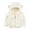 White, variant on Usaibhir Toddler Girls Boys Fleece Jackets Double Sided Plush Zip Up Hooded Coat Solid Color Warm Winter Cute Outwear 6M-4T