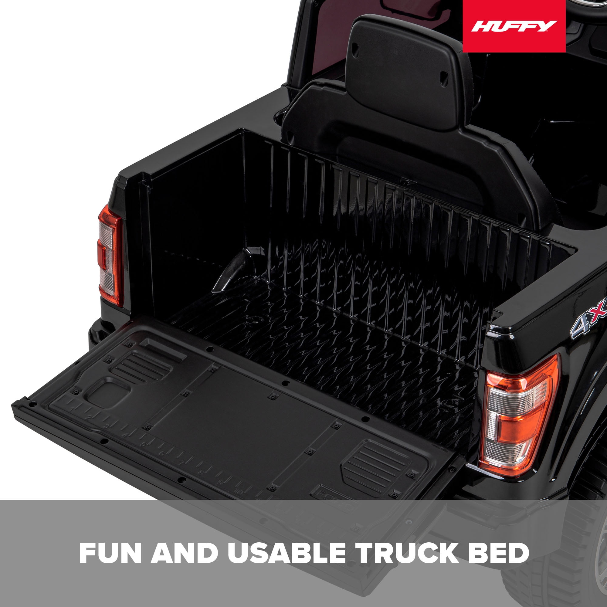 Huffy 6V Ford F-150 Truck Battery Ride-On, Ages 3-7, One Unit, Black, Unisex, Kids