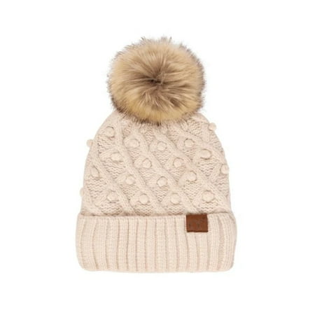 CC Crafted Pom Detail Beanie