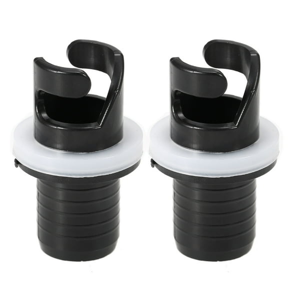 Arealer 2Pcs Inflatable Boat Kayak Air Valve Adapter Inflation Air Foot Pump Hose Adapter Valve Connector